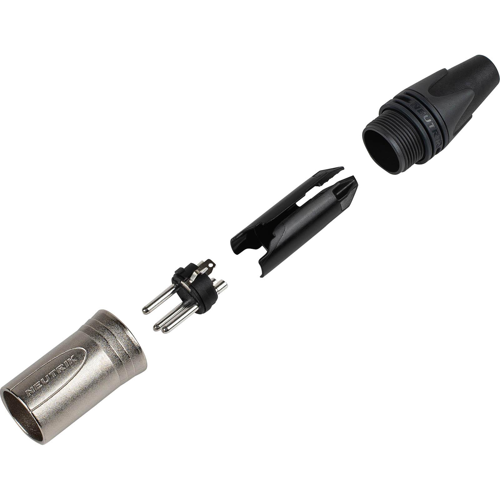Neutrik NC3MXX Male XLR Connector Nickel
